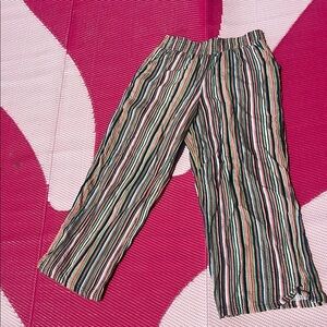 5 for $50 Colorful Striped Joyspun Wide Leg Lounge Pants size M